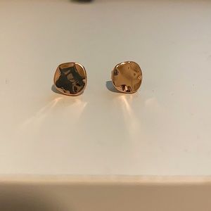 Gorjana Chloe studs, Rose Gold